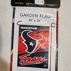 NFL Houston Texans Wincraft Garden Flag Indoor Outdoor 11" x 15" Sports Home Fla